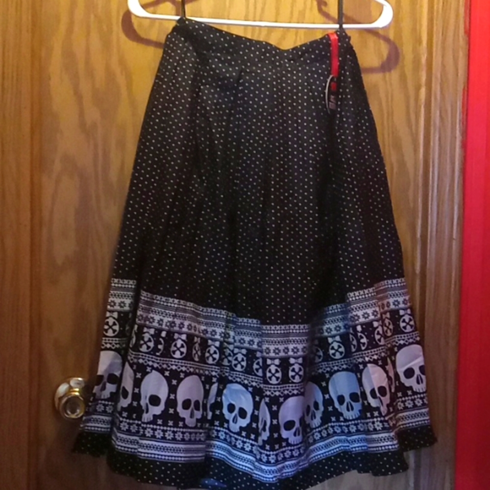 Hell Bunny Christmas Skirt
